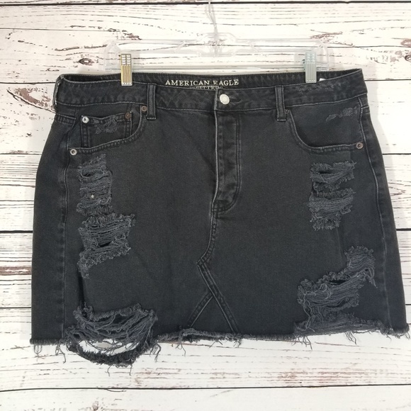 American Eagle Outfitters Pants - American Eagle Denim Jeans mini Skirt Sz 18